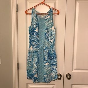 Lilly Pulitzer Windward dress in white Sea Ruffles